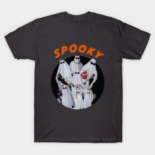 BTS Halloween ghost costumes spooky T-Shirt